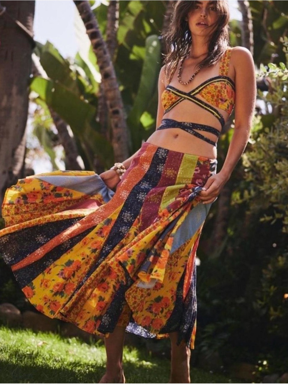 Free People Piper Pieced Set